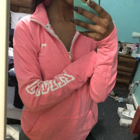 PINK Victoria's Secret Sweaters - 💘PINK HALF ZIP💘